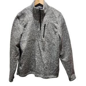 Royal Class quarter zip sweatshirt heathered gray Large